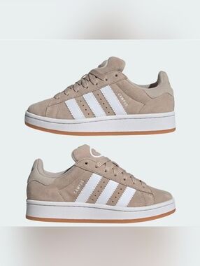 Adidas Originals Campus 00s sneakers in Beige and White Gum Sole NIB W Size 7.5